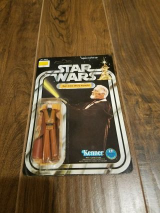Vintage Star Wars 1977 12 Back - A Ben (obi - Wan) Kenobi Moc (resealed)