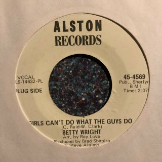 Northern Soul 45 Betty Wright Girls Can 