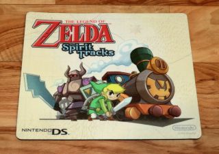 The Legend of Zelda Spirit Tracks Rare Promo Mousepad 2009 Nintendo DS Wii U 2