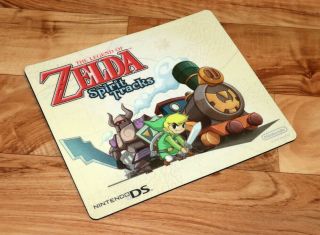 The Legend of Zelda Spirit Tracks Rare Promo Mousepad 2009 Nintendo DS Wii U 3