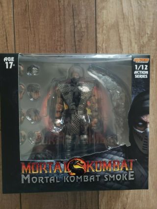 Storm Collectibles Mortal Kombat Smoke Human/clean Version And Authentic