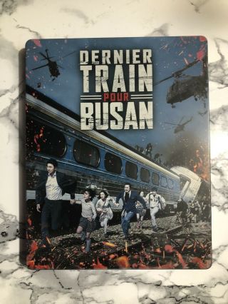 Train To Busan Blu Ray Steelbook French Rare Oop
