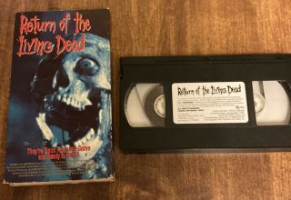 Rare Htf Return Of The Living Dead Vhs Horror Hemdale Home Video