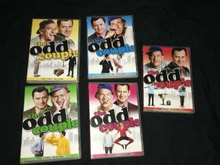 The Odd Couple Complete Series Season 1 - 5 Rare Oop Comedy Tv Show