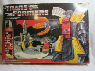 1985 G1 Transformers Omega Supreme Autobot Defense Base Complete