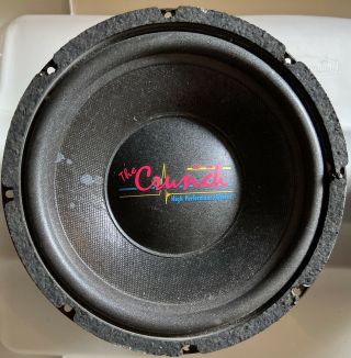 The Crunch High Performance Old School Rare Subs 10 inch subwoofers 2