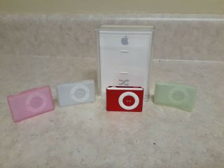 Apple Ipod Shuffle 2nd Generation (product) Red Red A1204 - Rare