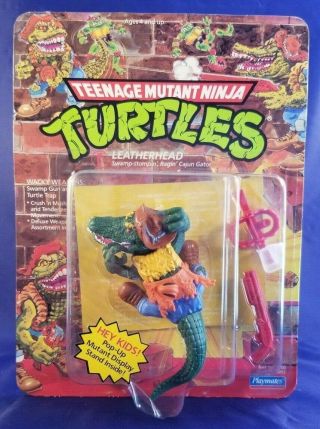 Vintage Tmnt Leatherhead Teenage Mutant Ninja Turtles Pop Up Display Moc