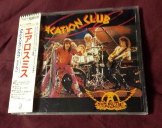 Rare Oop 1987 Japan Aerosmith Vacation Club 5 Song Cd Ep Obi