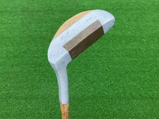 Rare Classic Otey Crisman 16hbw Putter 35 " Right Handed Hickory Wood Shaft
