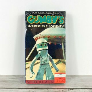 Vintage Gumby Gumbys Incredible Journey Vhs Very Rare 1998 Fhe