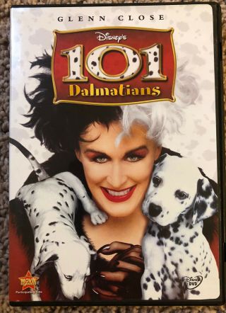 101 Dalmatians (dvd,  2008) Glenn Close - Very Rare Oop