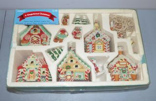 Rare Scarce Vtg Noma " A Gingerbread Christmas " Lighted Village House Display