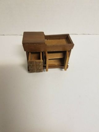 Dollhouse Wooden Dry Sink S4 2