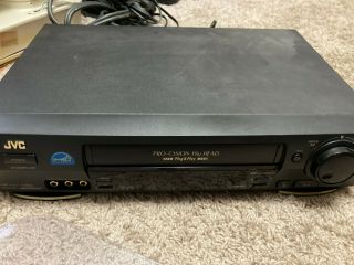 Rare Jvc Hr - Vp674u Vcr 4 - Head Hi - Fi Vhs Player Video Cassette Recorder