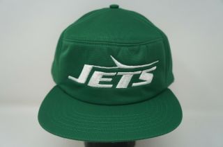Rare Vintage York Jets Snapback Hat Cap 70s 80s 90s Nyj Made In Usa Green