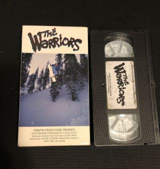 The Warriors Vhs Snowboarding Video Blunt Big Brother Kingpin Whitey 1996 Orig