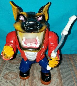 Vintage 1996 Muscle Mutts Street Wise Designs Gutter Figure Toy Dog - Rare