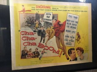 Cha - Cha - Cha - Boom Perez Prado Rare 1956 One Sheet Movie Poster 28 X 22