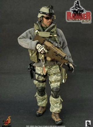 Hot Toys 1/6 U.  S.  Army 75th Ranger With Scar - L Figure Howard U.  S.  Seller