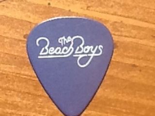 The Beach Boys John Stamos Guitar Pick Rare Stage Dark Purple Color Htf
