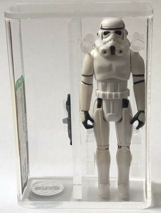 Loose Vintage Star Wars Stormtrooper Afa U85 No Coo