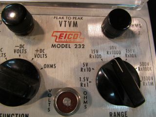 Vintage Eico232 Peak to Peak VTVM 2