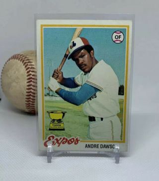 1978 Topps Andre Dawson All Star Rookie Montreal Expos 72 Baseball Card ⚾️⭐️