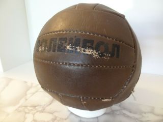 Rare Vintage Soviet Russian Cccp Leather Volleyball Ball Ussr