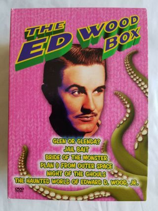 The Ed Wood Box 6 Disc Dvd Set Plan 9 From Outer Space Haunted World Of Rare Oop