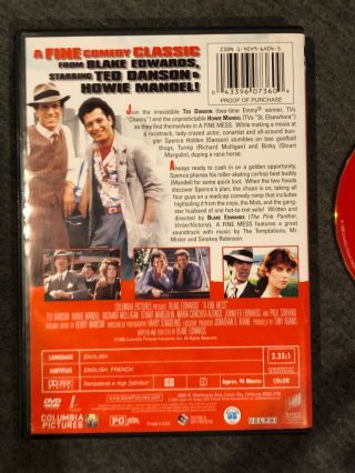 A Fine Mess (DVD,  2005) RARE 1986 Ted Danson 3