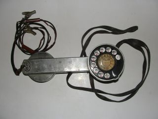 Vintage Telephone Company Metal Rotary Dial Lineman 
