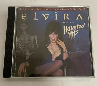 Elvira Haunted Hits Cd Rhino Mistress Of The Dark Sexy Horror Goddess Rare Oop