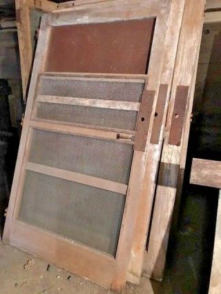 Vintage Wooden Screen Doors