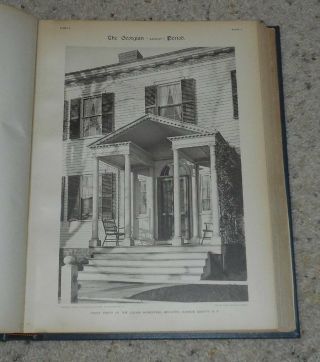 Antique 1899 The Georgian Period Folio Book American Architect Building News Co. 3