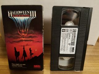 Halloween Iii: Season Of The Witch (vhs,  1987) Mca Home Video Horror Gore Rare