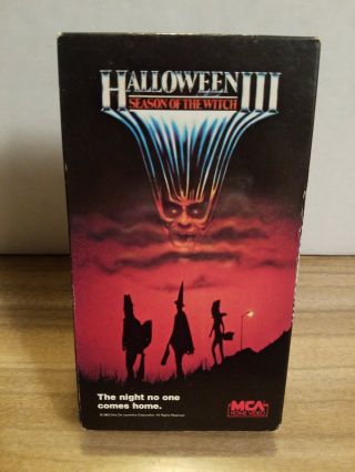 Halloween III: Season of the Witch (VHS,  1987) MCA Home Video Horror Gore Rare 2