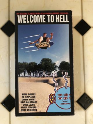 Toy Machine Welcome To Hell Rare Vhs Skate Video
