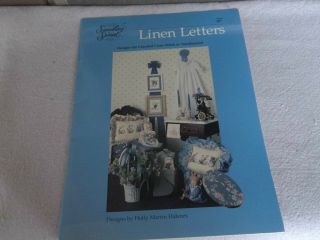 Linen Letters Designs For Counted Cross Stitch Or Needlepoint Something Special