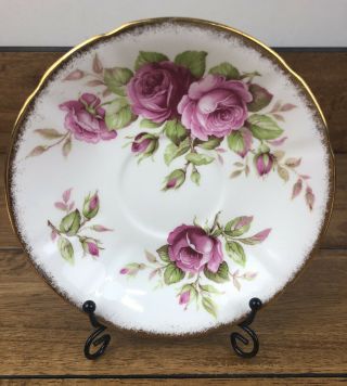 Vintage Taylor And Kent Bone China Saucer Only
