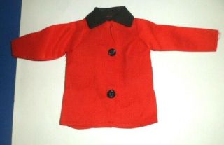 Clone Doll Clothes Barbie Maddie Mod Tressy Sindy Red Jacket Trimmed In Black