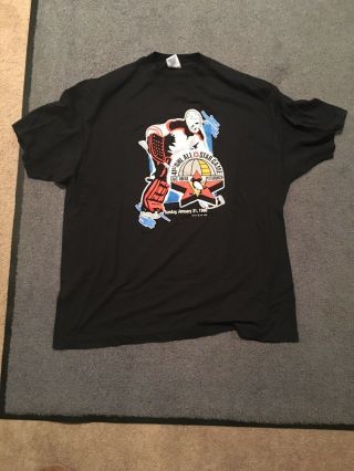 Vintage Rare 1990 Pittsburgh Penguins All Star Game Hockey T Shirt Xxl Nhl