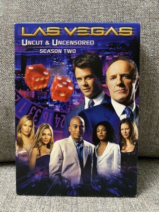 Las Vegas Second Season 2 Uncut & Uncensored (3 Dvd Set) Nbc Tv Rare
