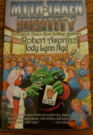 Robert Asprin Jody Lynn Nye Myth - Taken Identity Rare 1st/1st Book Meisha Merlin