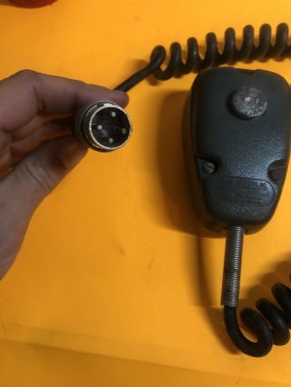 Vtg Rare General Electric cb radio Microphone SHURE BROTHERS EM25A GE 3