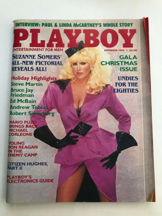 Playboy December 1984 Suzanne Somers Karen Velez,  Paul & Linda Mccartney