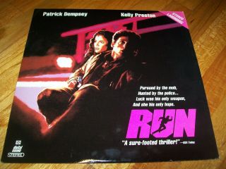 Run Laserdisc Ld Patrick Dempsey Very Rare Great Film