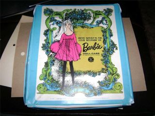 Vintage 1968 " The World Of Barbie " Doll Case - Case Only
