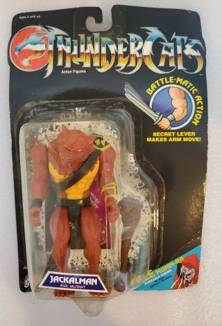 Vintage 1986 Thundercats Jackalman Action Figure Ljn Toy