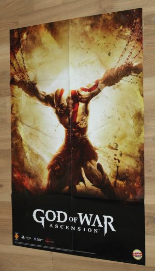 God Of War Ascension Rare Poster 80x53cm Ps3 Playstation 3